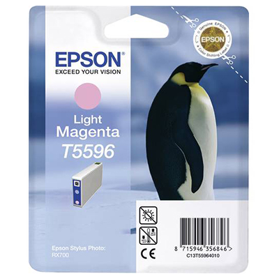 Cartuccia Epson C13T55964010 originale MAGENTA CHIARO