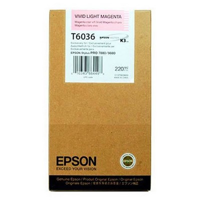 Cartuccia Epson C13T603600 originale MAGENTA CHIARO