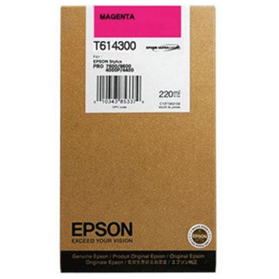 Cartuccia Epson C13T614300 originale MAGENTA