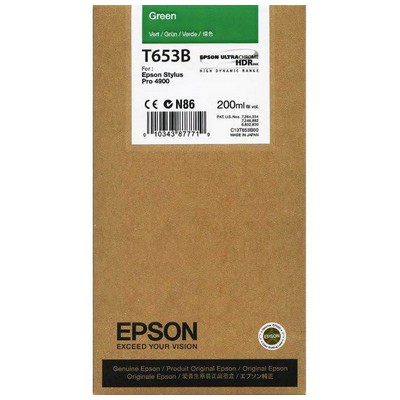 Cartuccia Epson C13T653B00 originale VERDE