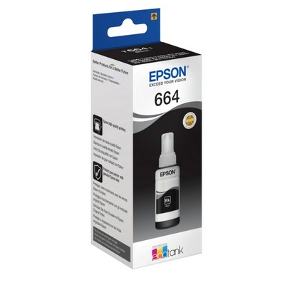 Cartuccia Epson C13T664140 T6641 originale NERO