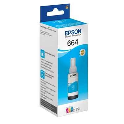 Cartuccia Epson C13T664240 T6642 originale CIANO