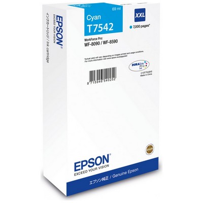 Cartuccia Epson C13T754240 T7452XXL originale CIANO