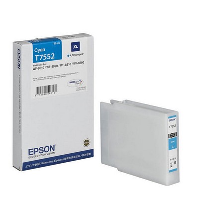 Cartuccia Epson C13T755240 originale CIANO