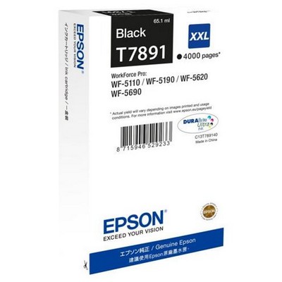 Cartuccia Epson C13T789140 originale NERO