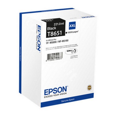 Cartuccia Epson C13T865140 T86XXL originale NERO
