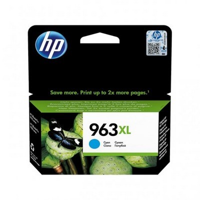 Cartuccia Hp 3JA27AE 963XL originale CIANO