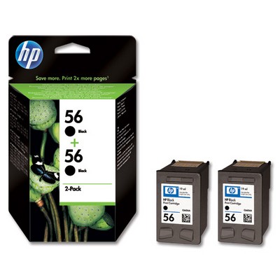 Cartuccia Hp C9502AE (Conf. da 2 pz.) originale NERO