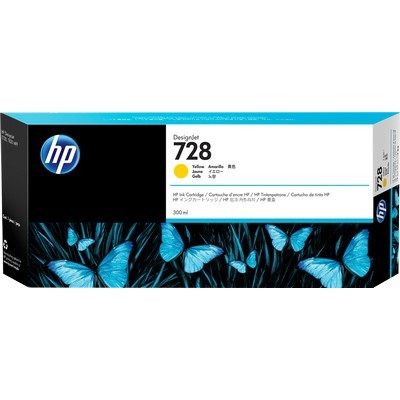 Cartuccia Hp F9K15A 728 originale GIALLO