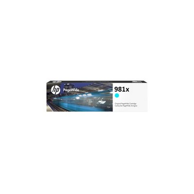 Cartuccia Hp L0R09A 981X originale CIANO