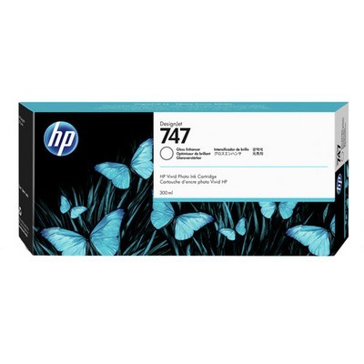 Cartuccia Hp P2V87A 747 originale GLOSS ENHANCER