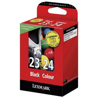 Cartuccia Lexmark 18C1419B (Conf. da 2 pz.) originale NERO+COLORE