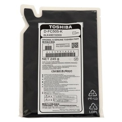 Developer Toshiba 6LK49016300 D-FC505K originale NERO