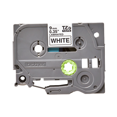 nastro-per-etichettatrice-brother-tze-221-tze-tape-laminato-da-9-mm-rotolo-8-metri-compatibile-nero-su-bianco