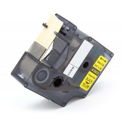 nastro-per-etichettatrice-dymo-s0718470-19-mm-rotolo-5-5-metri-compatibile-nero-su-giallo