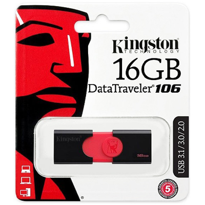 PEN DRIVE 16GB KINGSTON USB 3.1 DT106/16GB