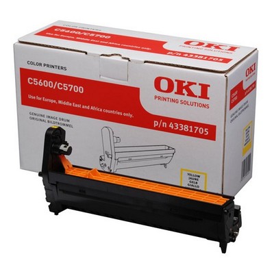 Tamburo Oki 43381705 originale GIALLO