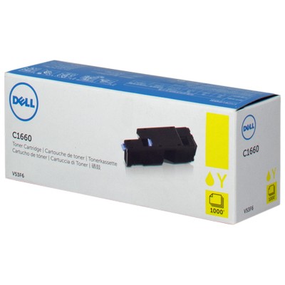 Toner Dell 593-11131 V53F6 originale GIALLO