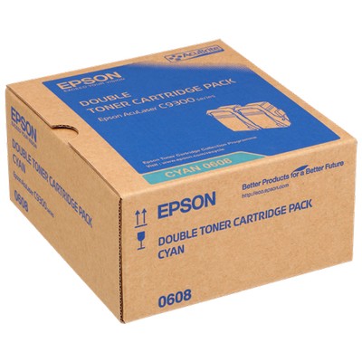 Toner Epson C13S050608 (Conf. da 2 pz.) originale CIANO