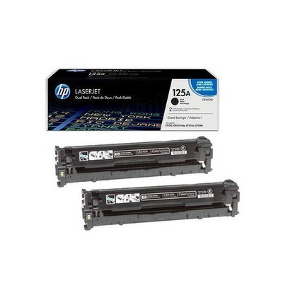 Toner Hp CB540AD (Conf. da 2 pz.) originale NERO