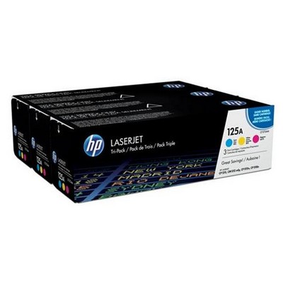 Toner Hp CF373AM (Conf. da 3 pz.) originale CIANO+MAGENTA+GIALLO