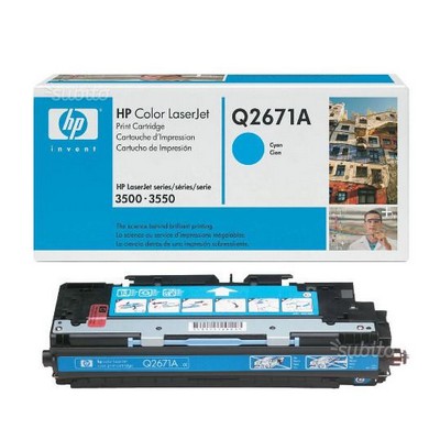 Toner originale Hp COLOR LASERJET 3550 CIANO
