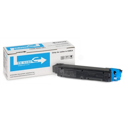 Toner Kyocera-Mita 1T02NRCNL0 TK5140C originale CIANO