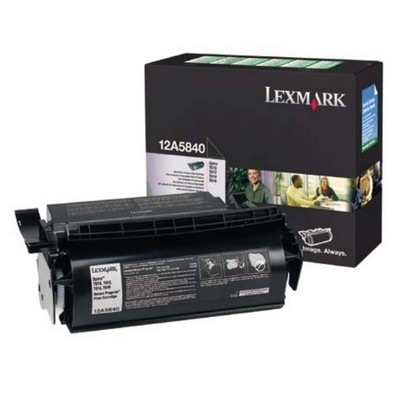 Toner Lexmark 12A5840 originale NERO