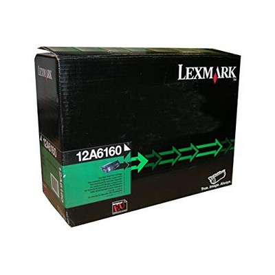 Toner Lexmark 12A6160 originale NERO