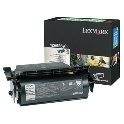 Toner Lexmark 12A6869 originale NERO