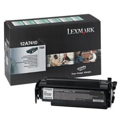 Toner Lexmark 12A7410 originale NERO