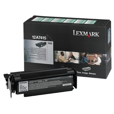 Toner Lexmark 12A7415 originale NERO