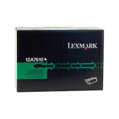 Toner Lexmark 12A7610 originale NERO