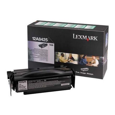 Toner Lexmark 12A8425 originale NERO