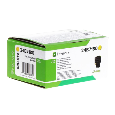 Toner Lexmark 24B7180 originale GIALLO