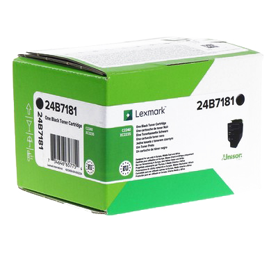 Toner Lexmark 24B7181 originale NERO