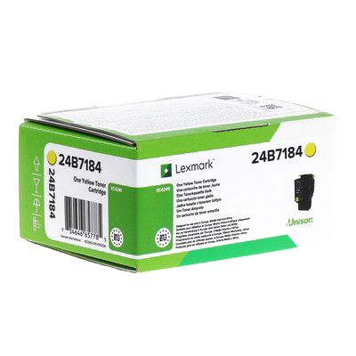 Toner Lexmark 24B7184 originale GIALLO