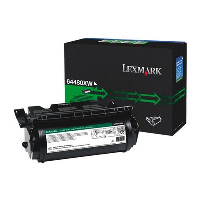 Toner Lexmark 64480XW originale NERO