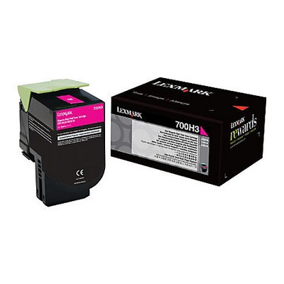 Toner Lexmark 70C0H30 originale MAGENTA