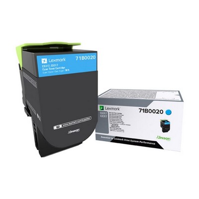 toner-lexmark-71b0020-originale-ciano