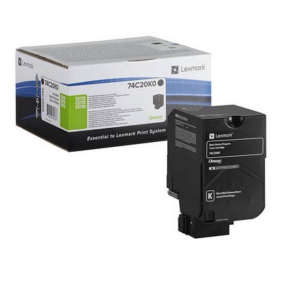 Toner Lexmark 74C20K0 originale NERO