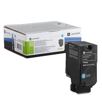 Toner Lexmark 74C2SC0 originale CIANO