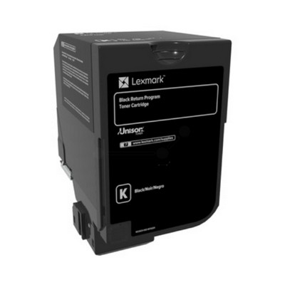 Toner Lexmark 74C2SKE originale NERO