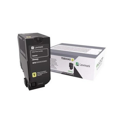 Toner Lexmark 75B0040 originale GIALLO