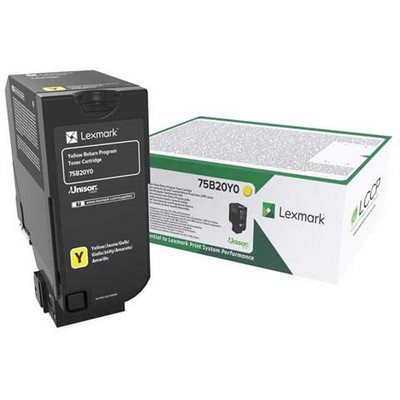 Toner Lexmark 75B20Y0 originale GIALLO