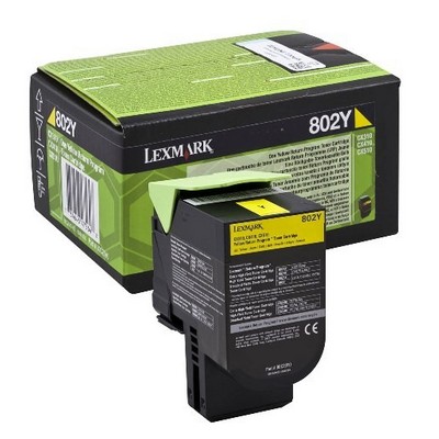 Toner originale Lexmark CX410DE GIALLO