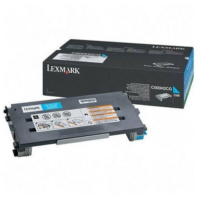 Toner originale Lexmark OPTRA C500N CIANO