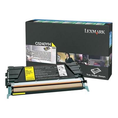 Toner Lexmark C5240YH originale GIALLO