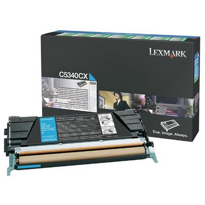 Toner Lexmark C5340CX originale CIANO