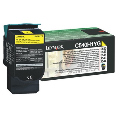 Toner originale Lexmark OPTRA C546 GIALLO